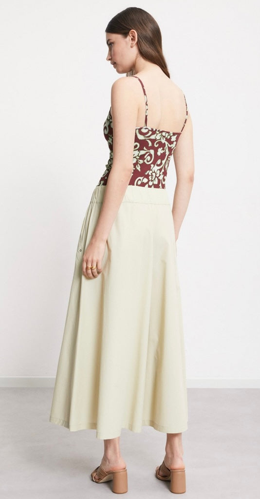 Ottodame Mint Green Poplin Cotton Cullottes