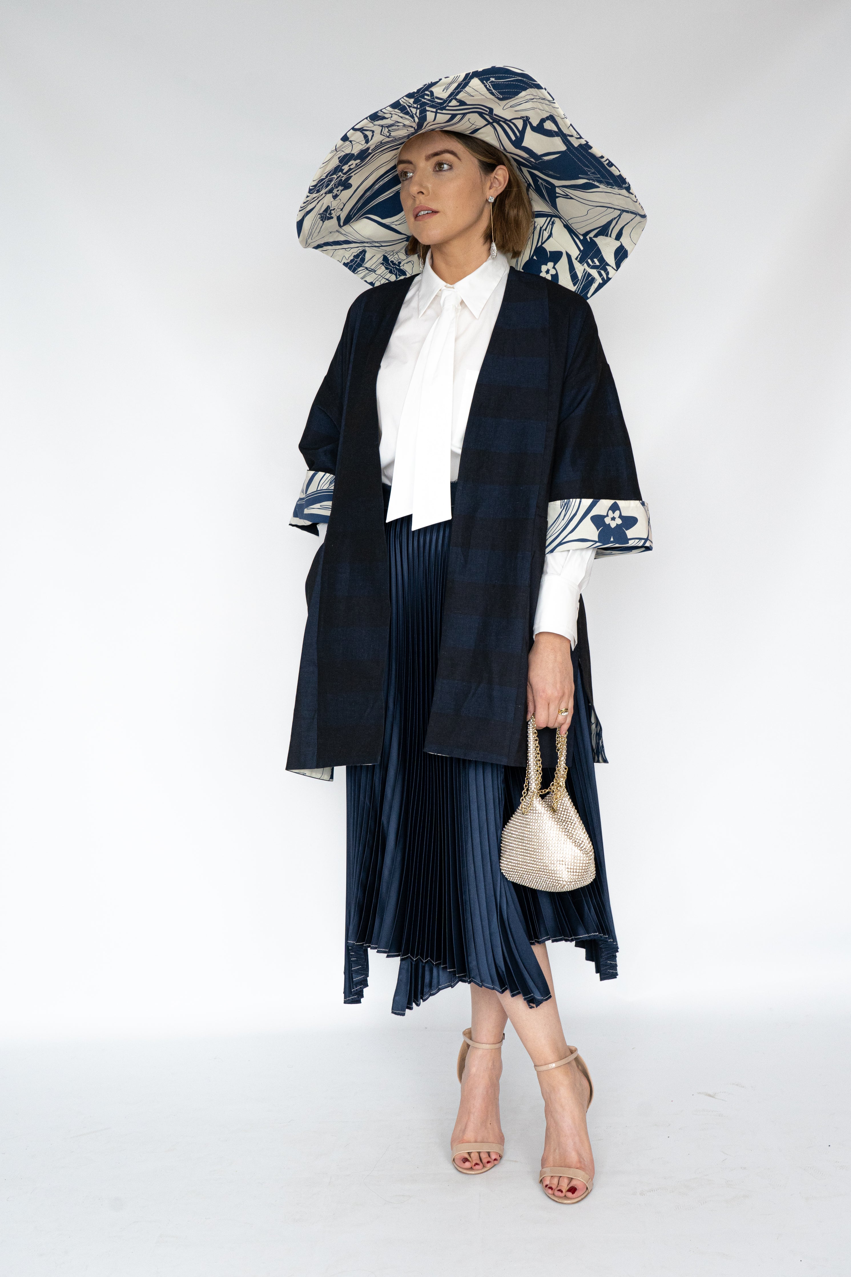 Beatrice B Abstract Print Hat