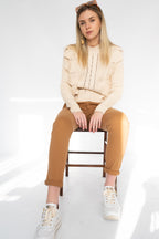 Reiko Tobacco Classic French Chino Trousers