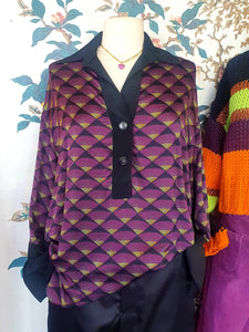 Ottodame Art Deco Print Shirt