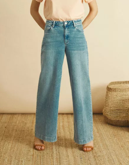 Reiko Wide Leg Retro Jeans