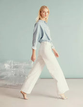 Load image into Gallery viewer, Reiko White Wide Leg Jeans

