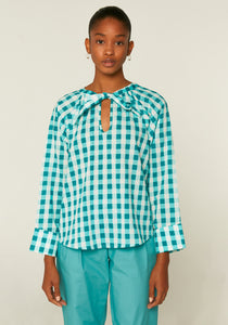 CF Turquoise Checkered Shirt