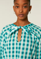 CF Turquoise Checkered Shirt