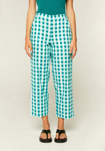 Load image into Gallery viewer, CF Turquoise Checkered Trousers
