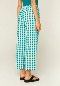 CF Turquoise Checkered Trousers