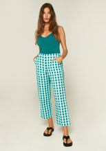 Load image into Gallery viewer, CF Turquoise Checkered Trousers
