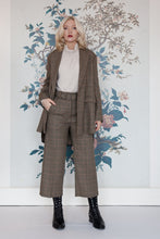 Load image into Gallery viewer, Beatrice B Stone Silk Ruched High Neck Blouse
