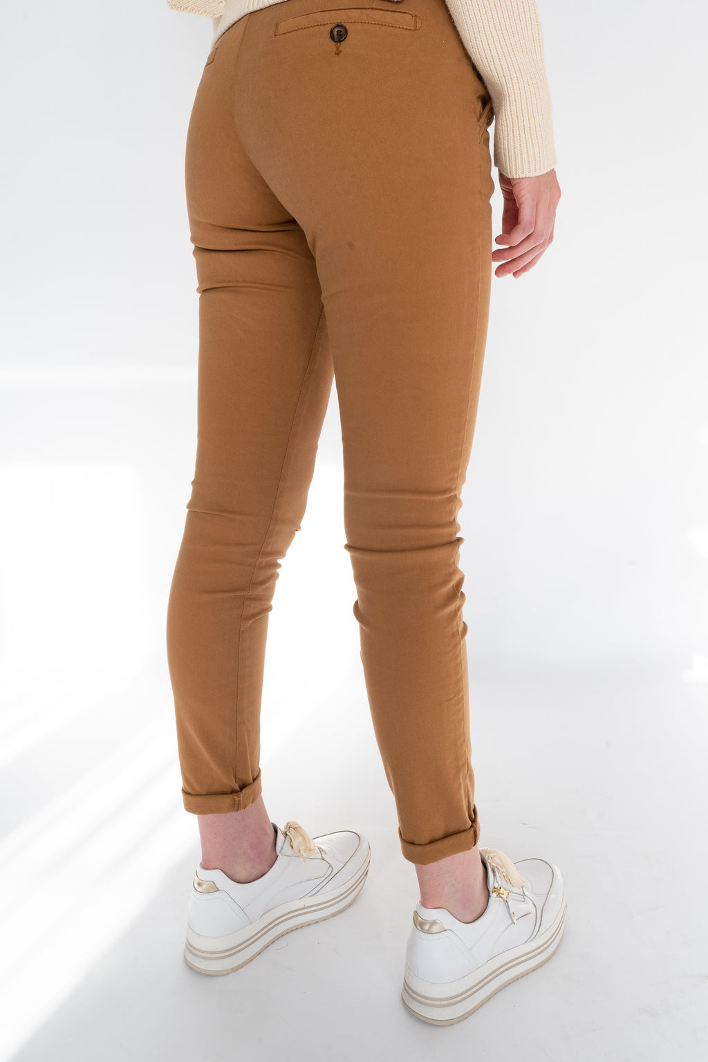 Reiko Tobacco Classic French Chino Trousers