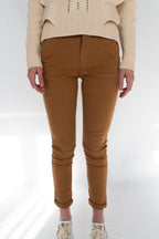 Reiko Tobacco Classic French Chino Trousers