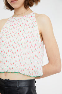 WP Chili Pepper Pleated Top
