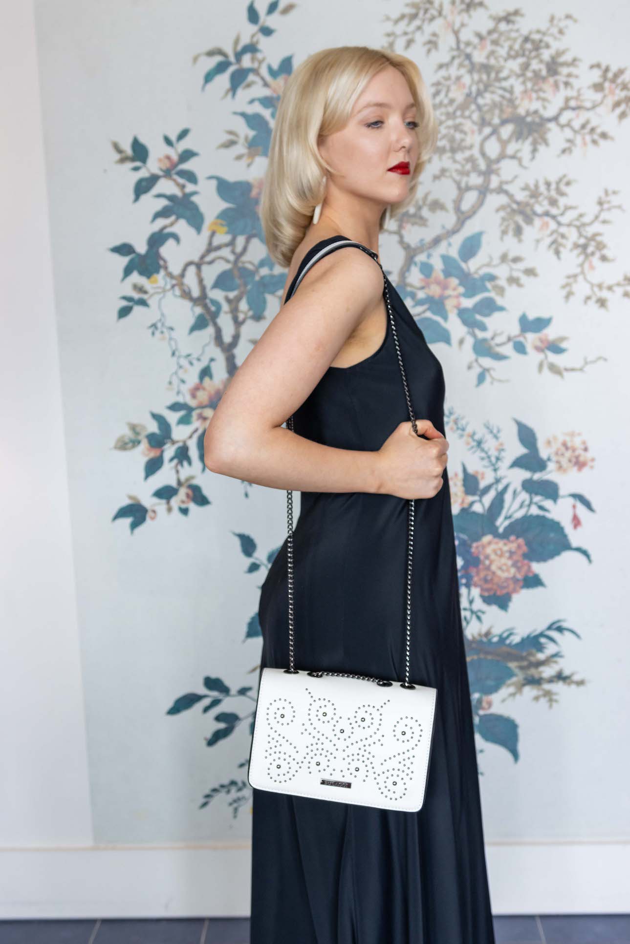 Bulaggi Black Shoulder Bag with Studs