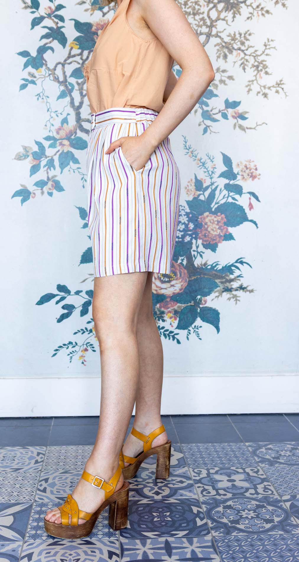 Ottodame Peach Knot Front Top