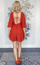 Load image into Gallery viewer, Ottod’Ame Desert Red Chiffon Playsuit
