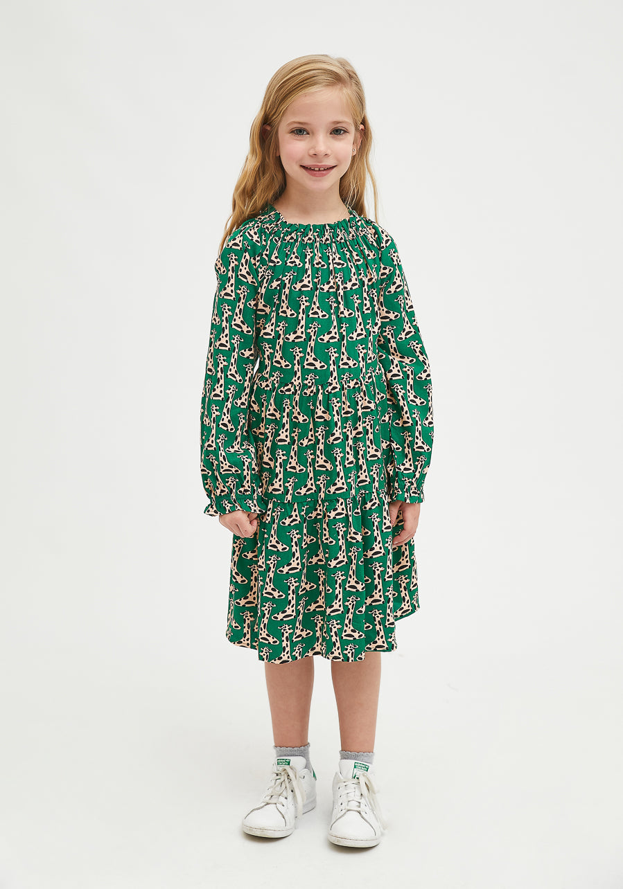 CF Mini Girls Giraffe Print  Dress