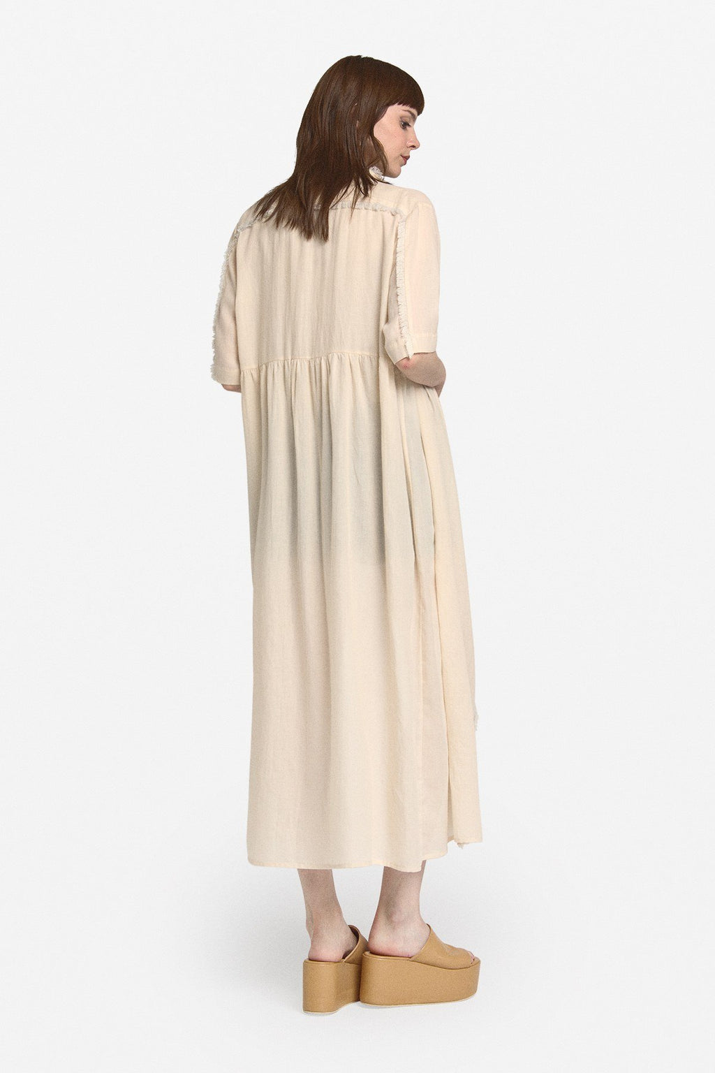 Ottod'ame Cotton midi chemisier