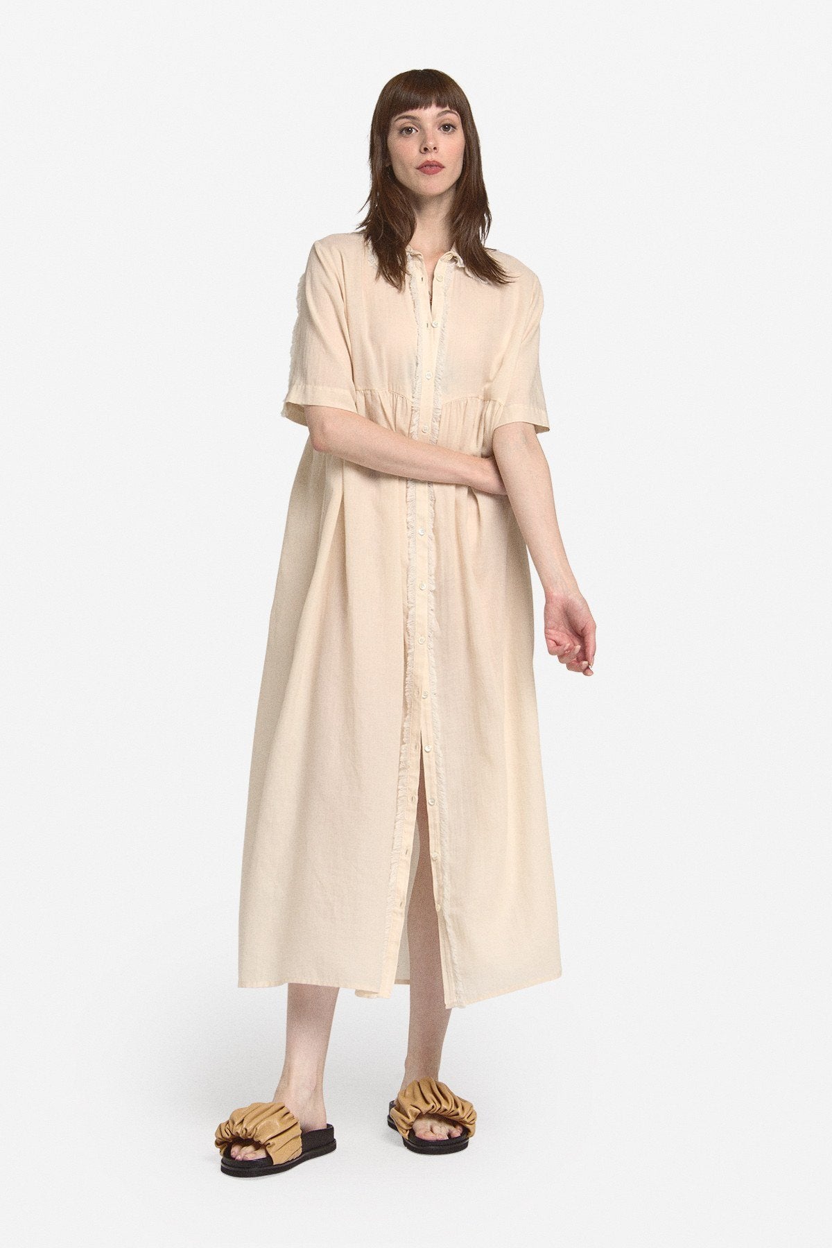 Ottod'ame Cotton midi chemisier