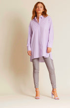 Load image into Gallery viewer, RDF Lilac Pinstripe Oversized Shirt
