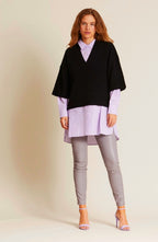 RDF Lilac Pinstripe Oversized Shirt
