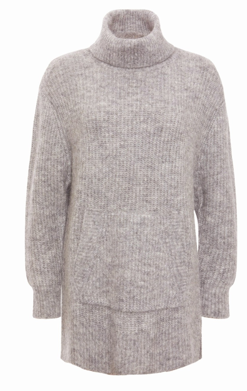 RDF Light Grey Alpaca Wool Jumper