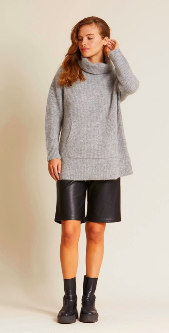 RDF Light Grey Alpaca Wool Jumper