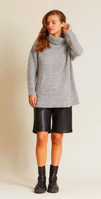 RDF Light Grey Alpaca Wool Jumper