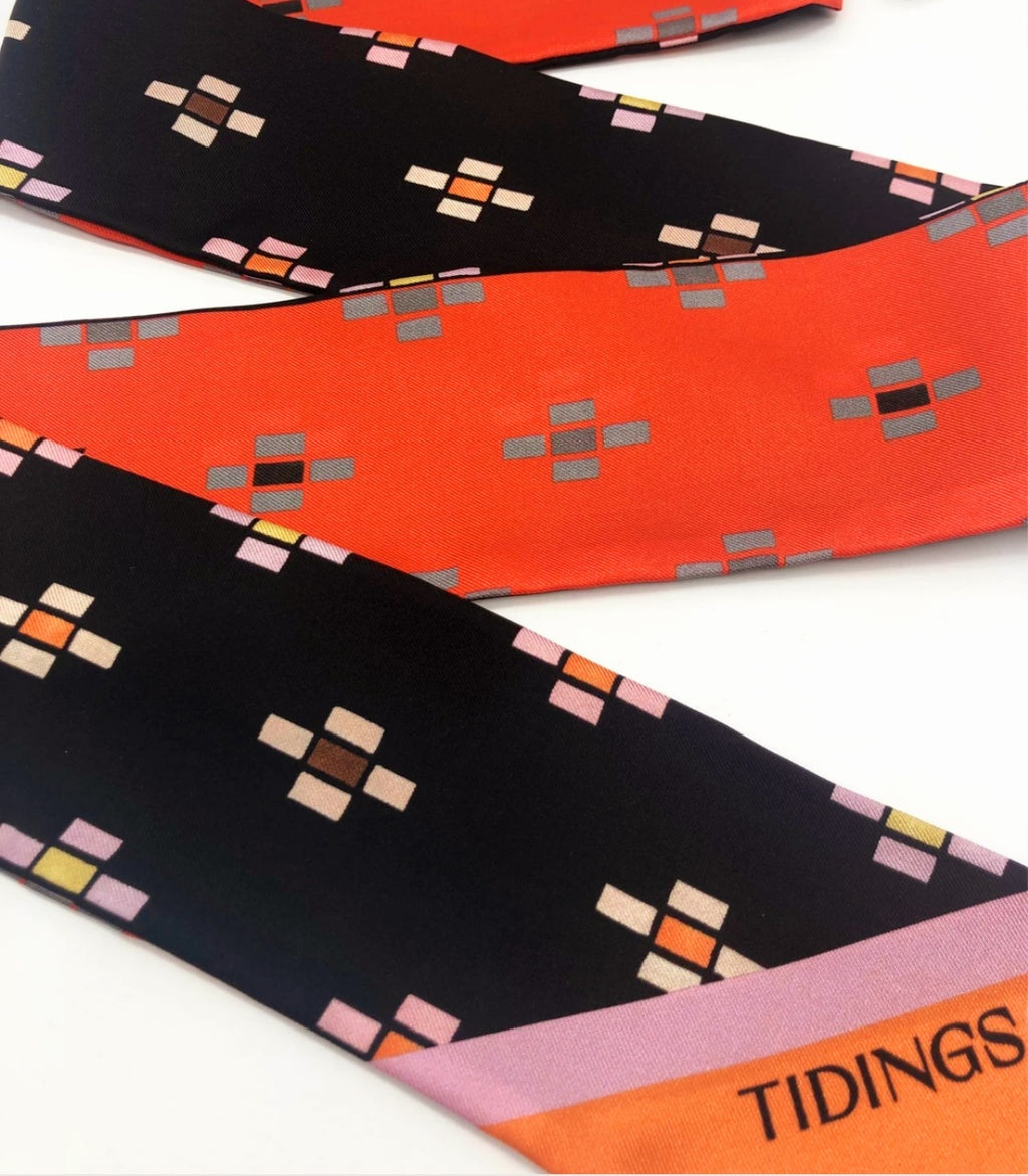 Tidings "Amour Amour" Silk Scarf