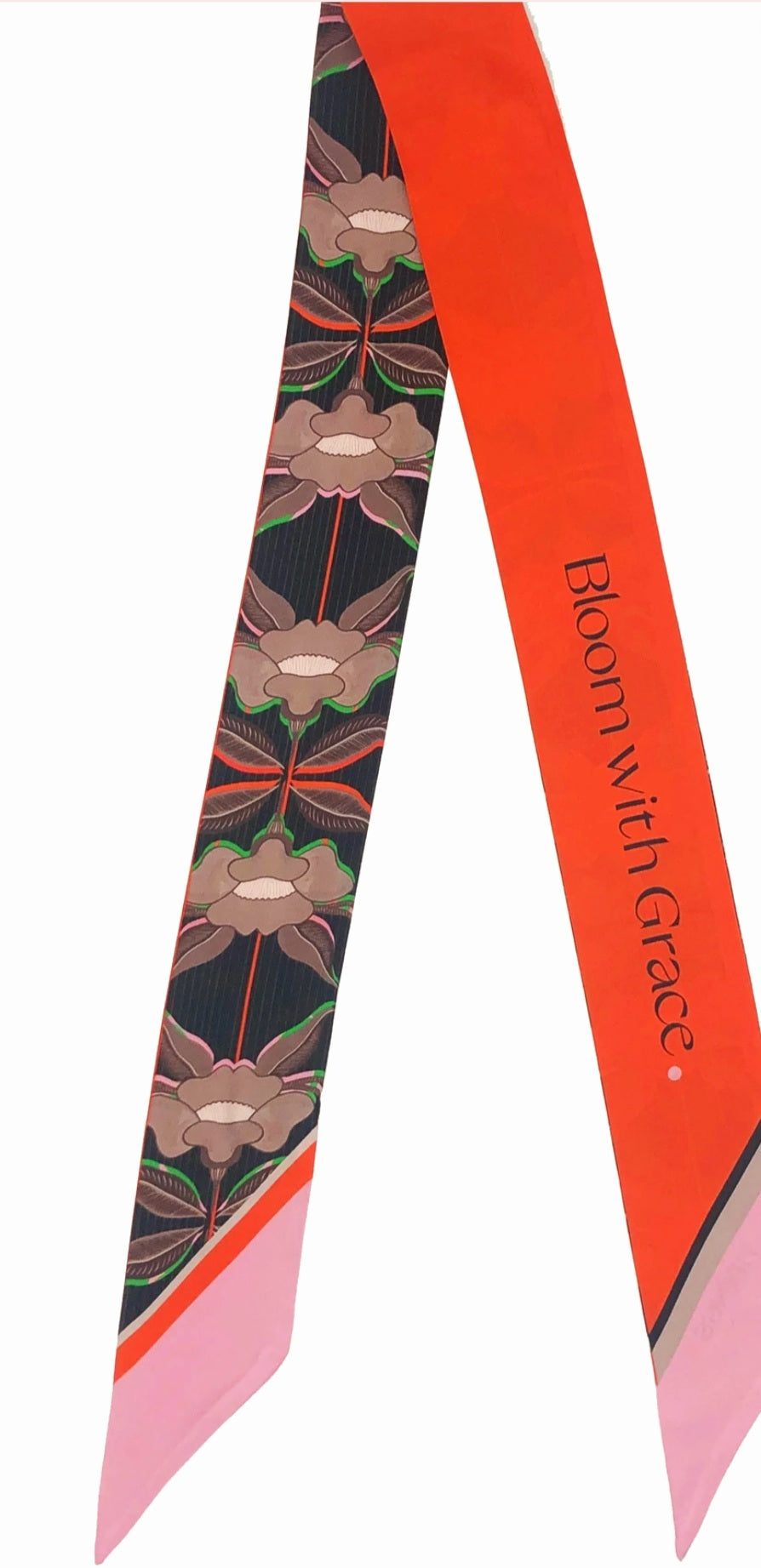 Tidings "Bloom With Grace" Silk Scarf