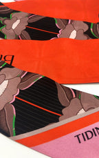 Tidings "Bloom With Grace" Silk Scarf