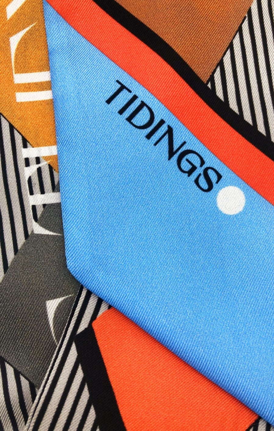 Tidings "Old Friends Shine Like Diamonds" Silk Scarf