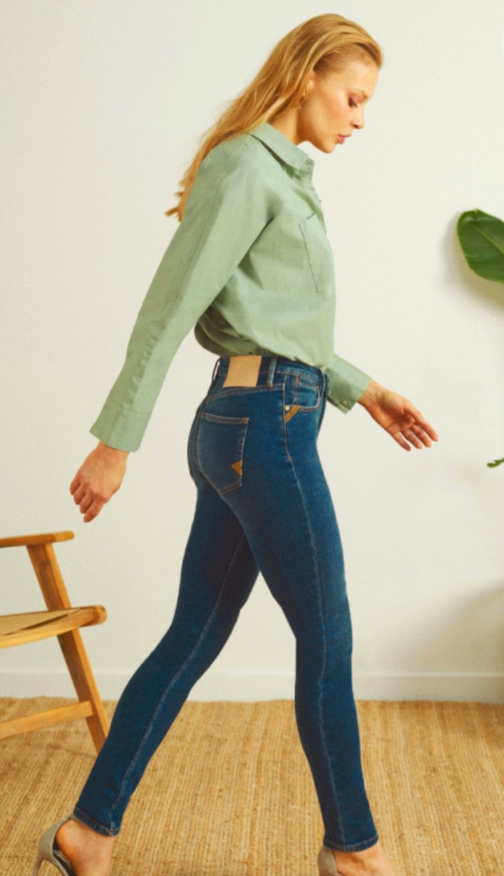 Reiko Nate Slim Blue Jeans