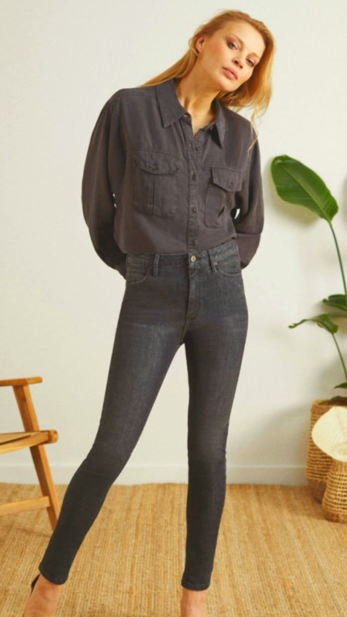 Reiko Nate Black Jeans