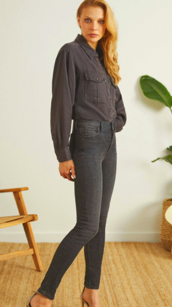 Reiko Nate Black Jeans