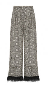 Beatrice B Graphic Print Trousers