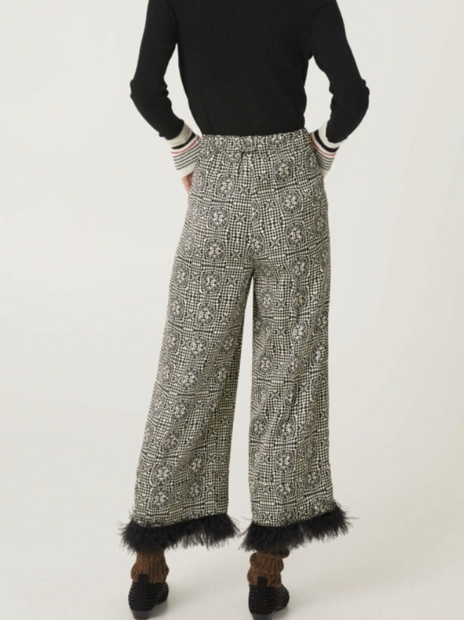 Beatrice B Graphic Print Trousers