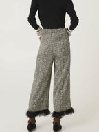 Beatrice B Graphic Print Trousers