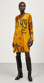 Ottodame Antique Gold Tunic Swing Dress