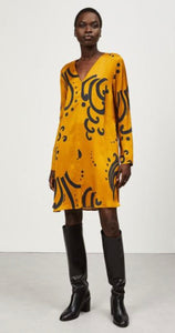 Ottodame Antique Gold Tunic Swing Dress