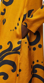 Ottodame Antique Gold Tunic Swing Dress