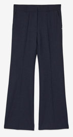 Ottodame Navy Flare Trousers