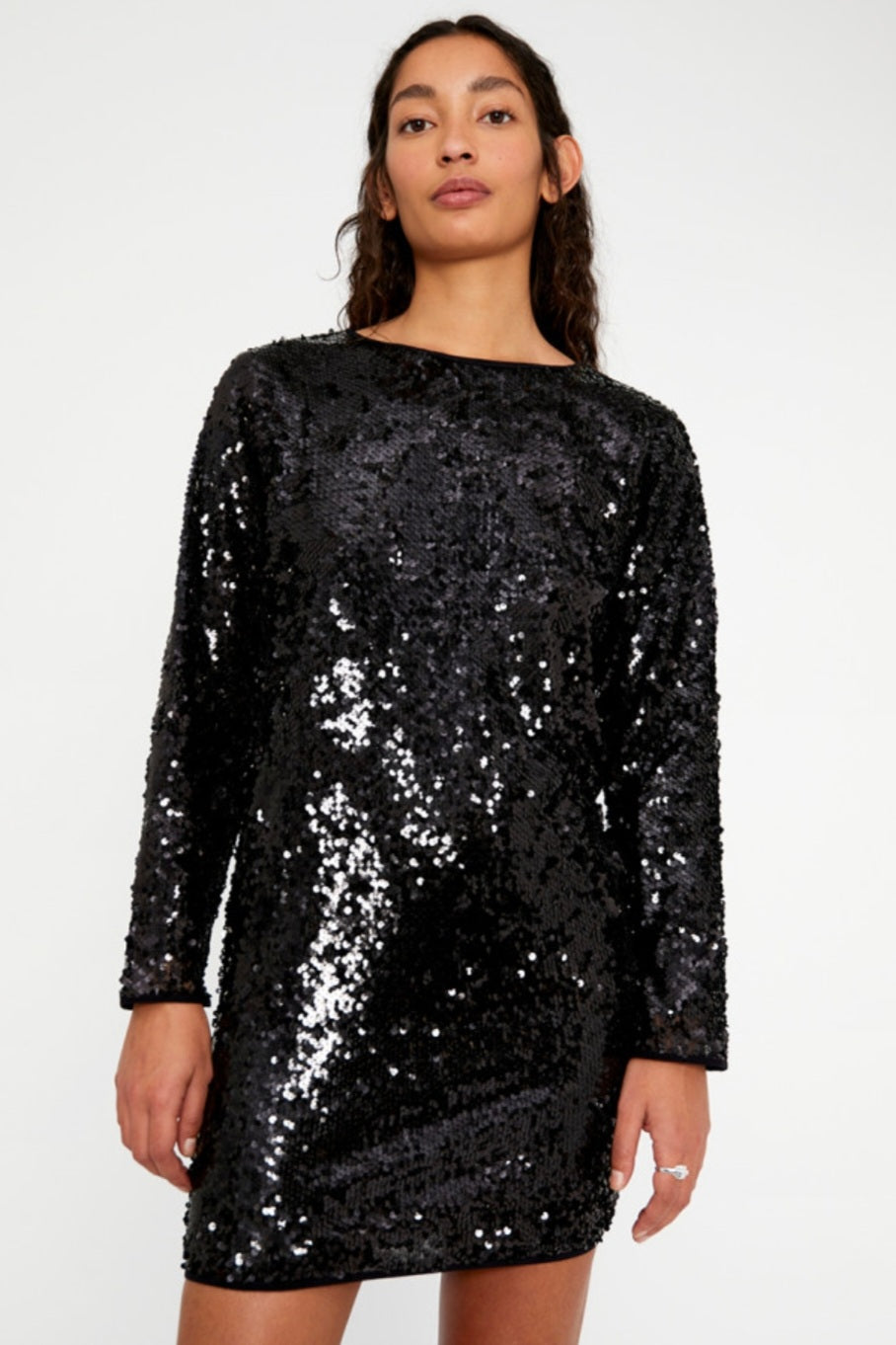 WP Black Sequin Mini Dress 