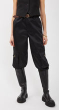 Load image into Gallery viewer, Ottodame Black Tuxedo Cargo Pants
