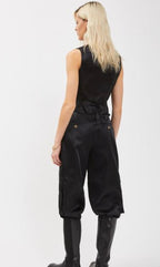Ottodame Black Tuxedo Cargo Pants