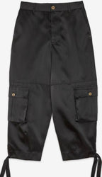 Ottodame Black Tuxedo Cargo Pants