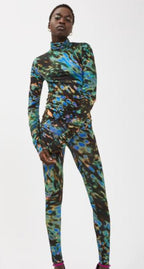 Ottodame Peacock Marble Turtleneck