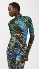 Load image into Gallery viewer, Ottodame Peacock Marble Turtleneck
