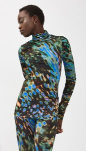 Ottodame Peacock Marble Turtleneck