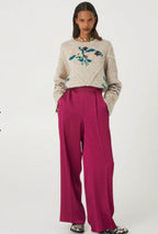 Beatrice B Satin Crepe Palazzos