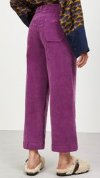 Ottodame Purple Cropped Trousers
