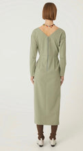 Load image into Gallery viewer, Beatrice Sage Green Midi Dress
